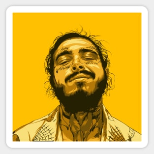 Post Malone Vector Art Sticker